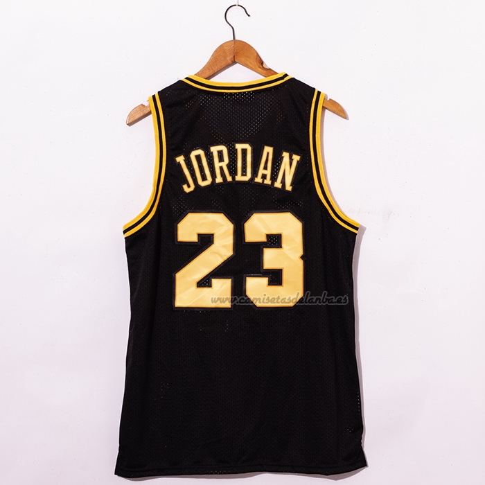 Camiseta Chicago Bulls Michael Jordan NO 23 1998 NBA Fianls Retro Negro